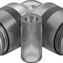 Push-in L-connector