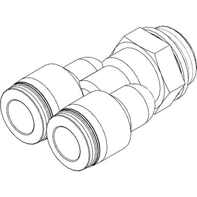 Push-in Y-fitting