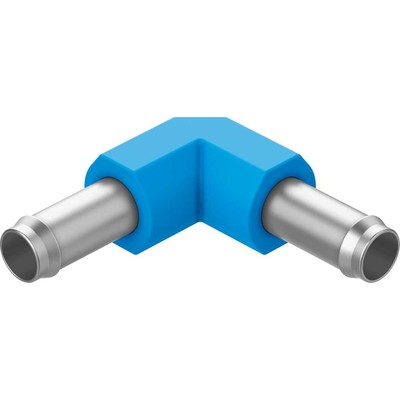 Barbed L-connector