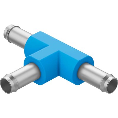 Barbed T-connector