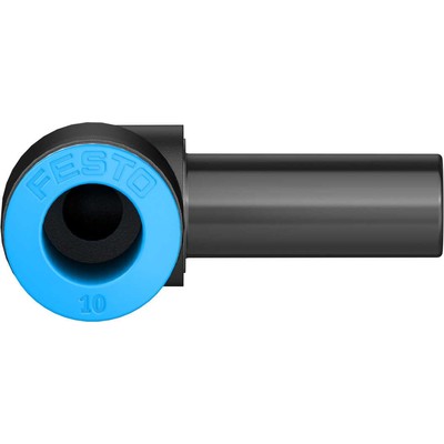 Push-in L-connector