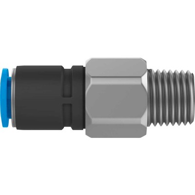 Push-in fitting, rotatable