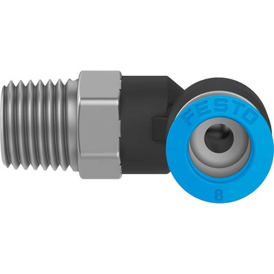 Push-in L-fitting,self-sealing