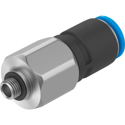 Push-in fitting, rotatable