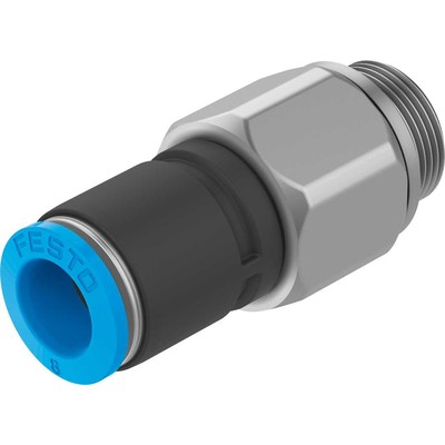 Push-in fitting, rotatable