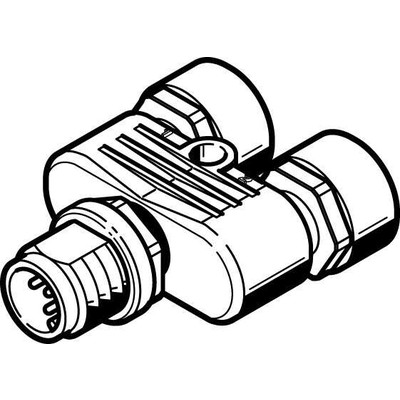 Push-in T-connector