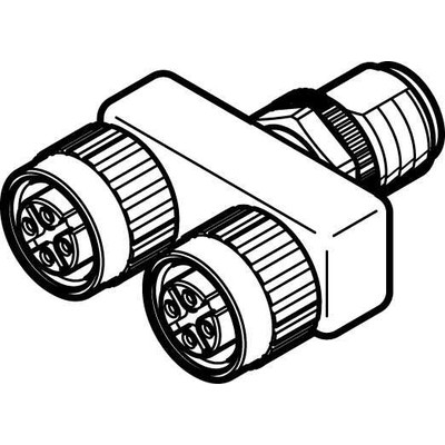 Push-in T-connector