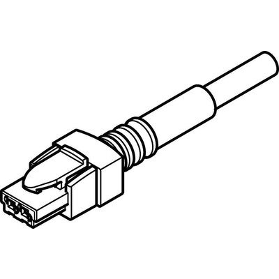 Plug socket with cable