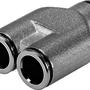 Push-in Y-connector