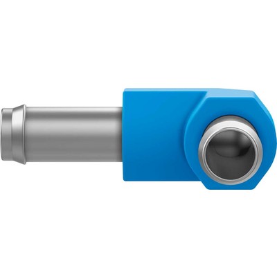 Barbed L-connector