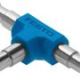 Barbed T-connector