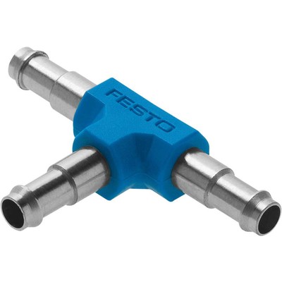 Barbed T-connector