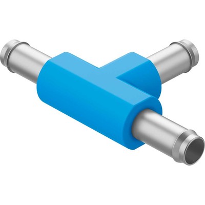 Barbed T-connector