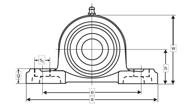 Ucp 206 подшипник размеры